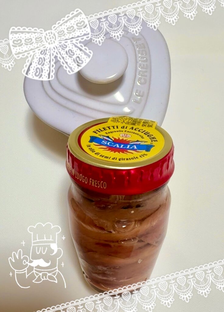 ニンニクとアンチョビの黒こしょうパスタ3