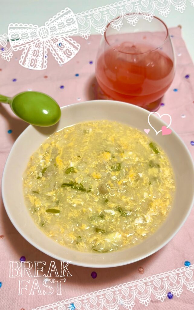 一番だしで作った卵粥