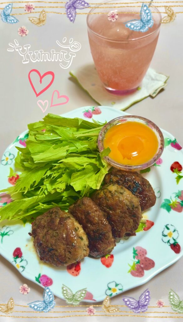 さっぱり鶏つくねの完成写真