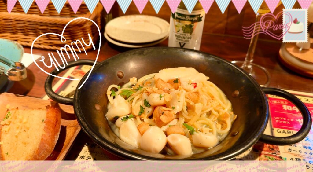 にんにくづくしぺペロンチーノの写真