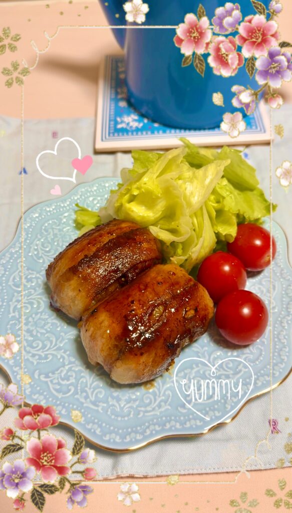シソご飯の肉巻きおにぎり
完成写真1
