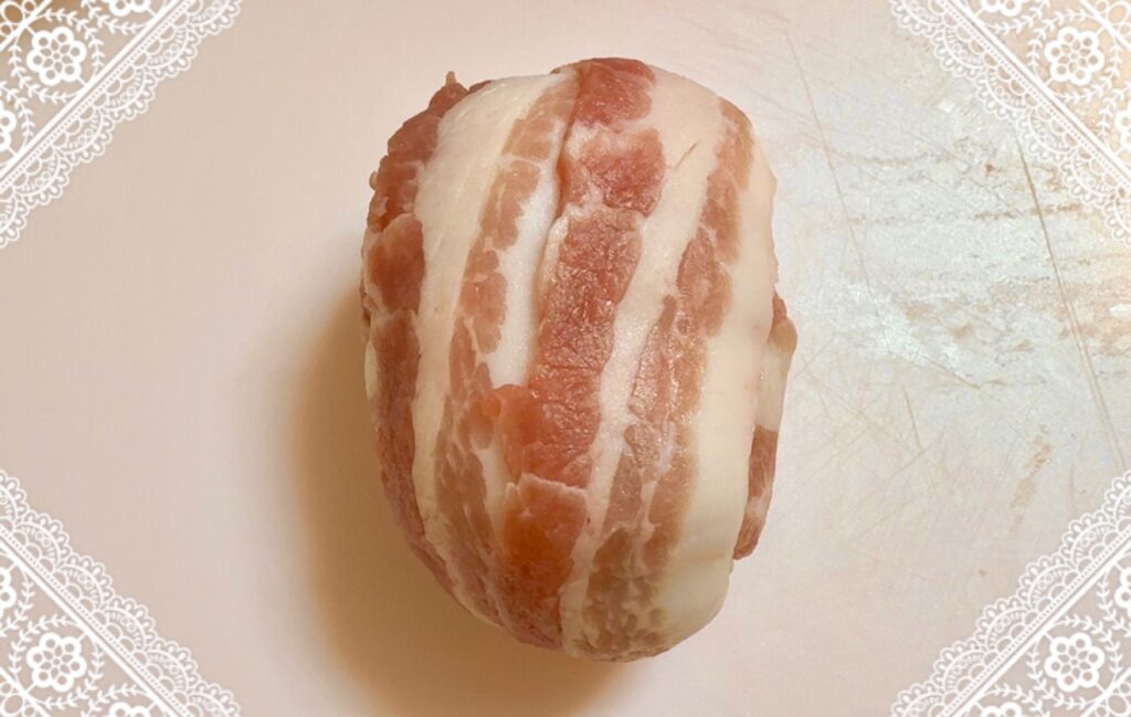 シソご飯の肉巻きおにぎり
作り方4

