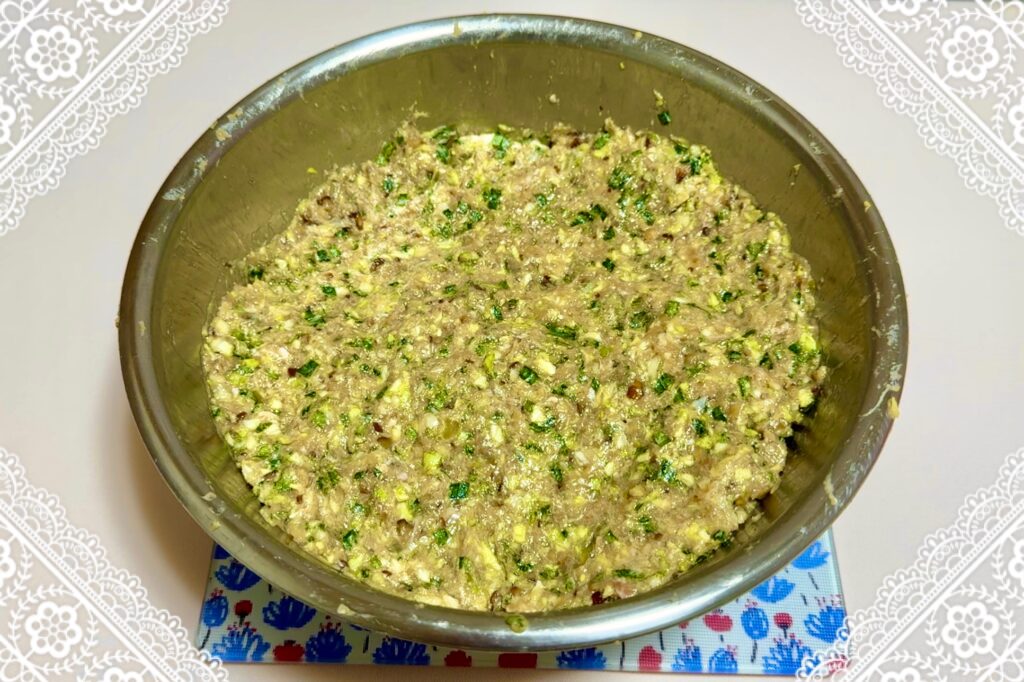 野菜たっぷり餃子
作り方2