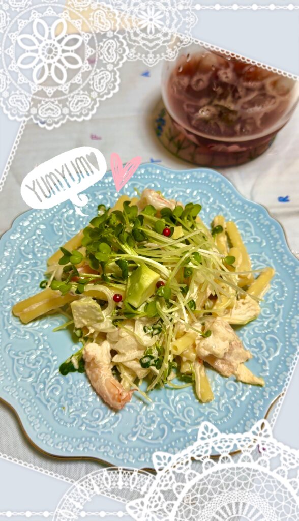 タラモマカロニサラダ
完成写真1