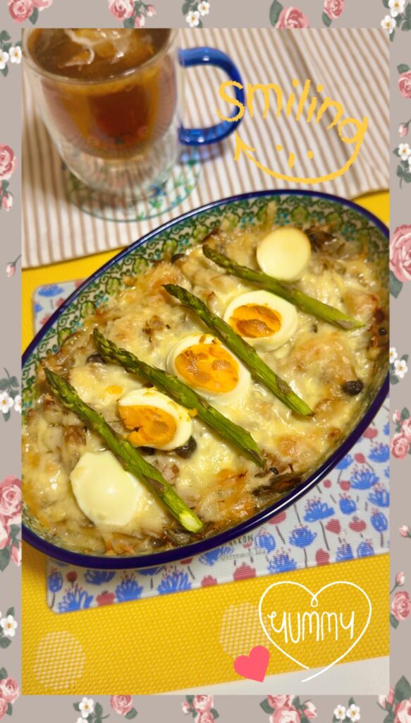 きのこたっぷりドリア　完成写真1
