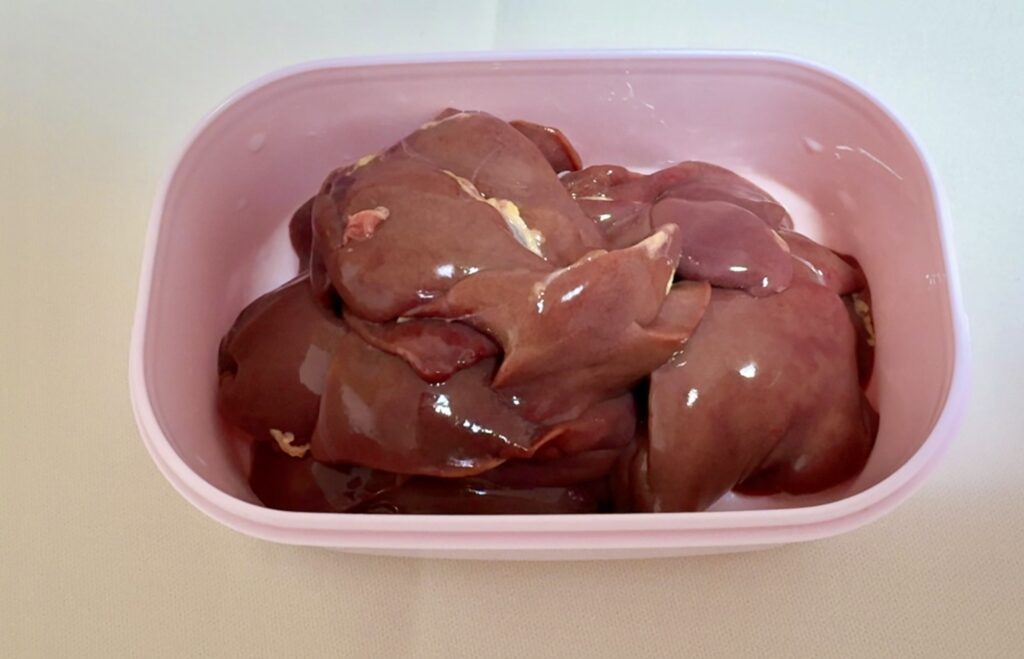 鶏レバーペースト　作り方2