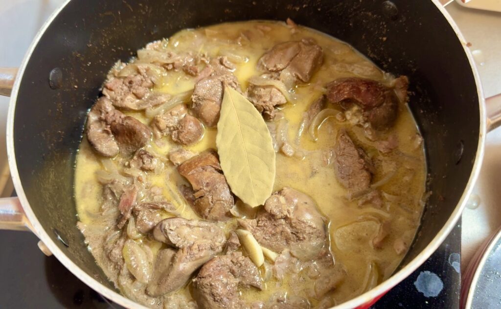 鶏レバーペースト　作り方4