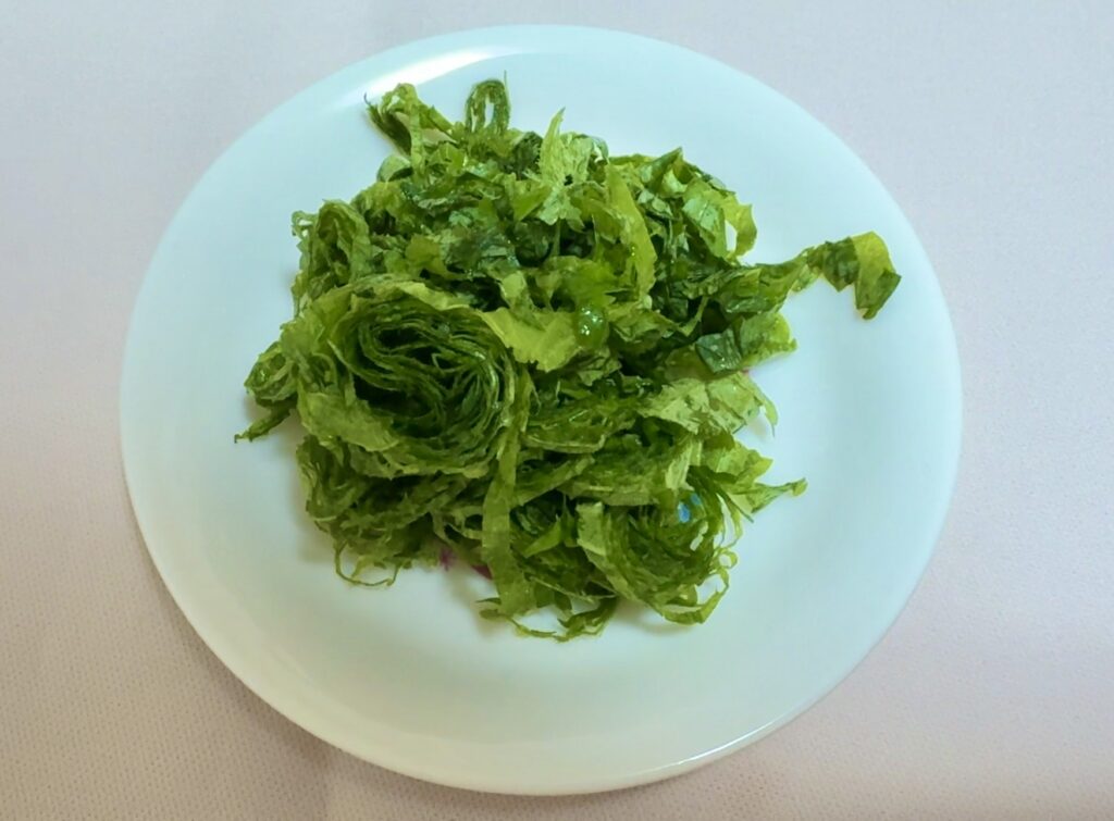 白だし香る ホタテの和風冷製パスタ 作り方2