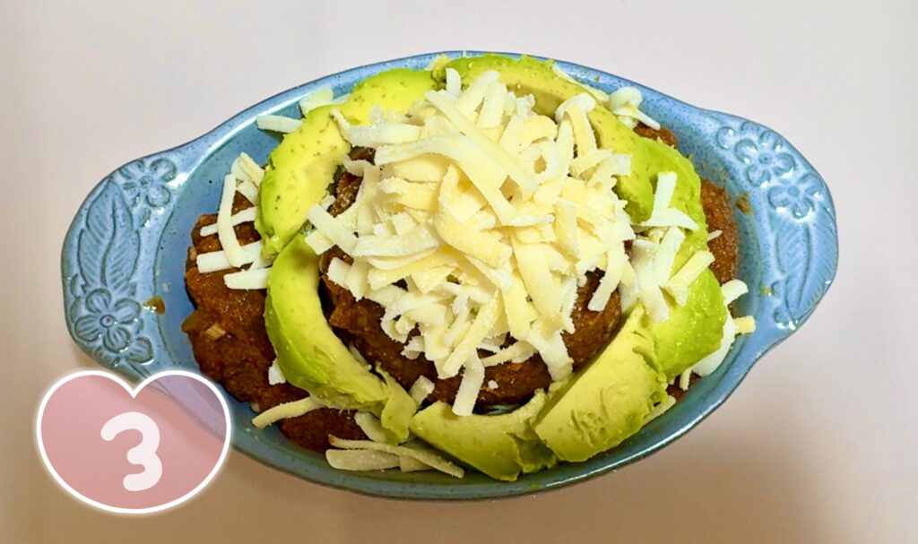 デミグラスハンバーグの贅沢リメイクドリア 作り方3