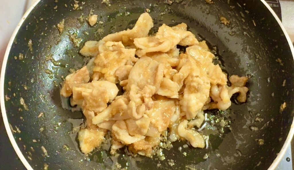 ニンニク香る 豚の生姜焼き丼 作り方6