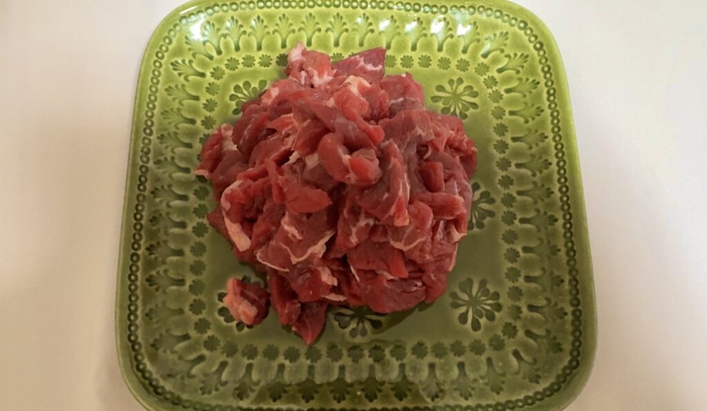 牛肉の中華風春雨サラダ　作り方2