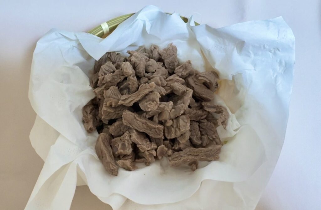 牛肉の中華風春雨サラダ　作り方3