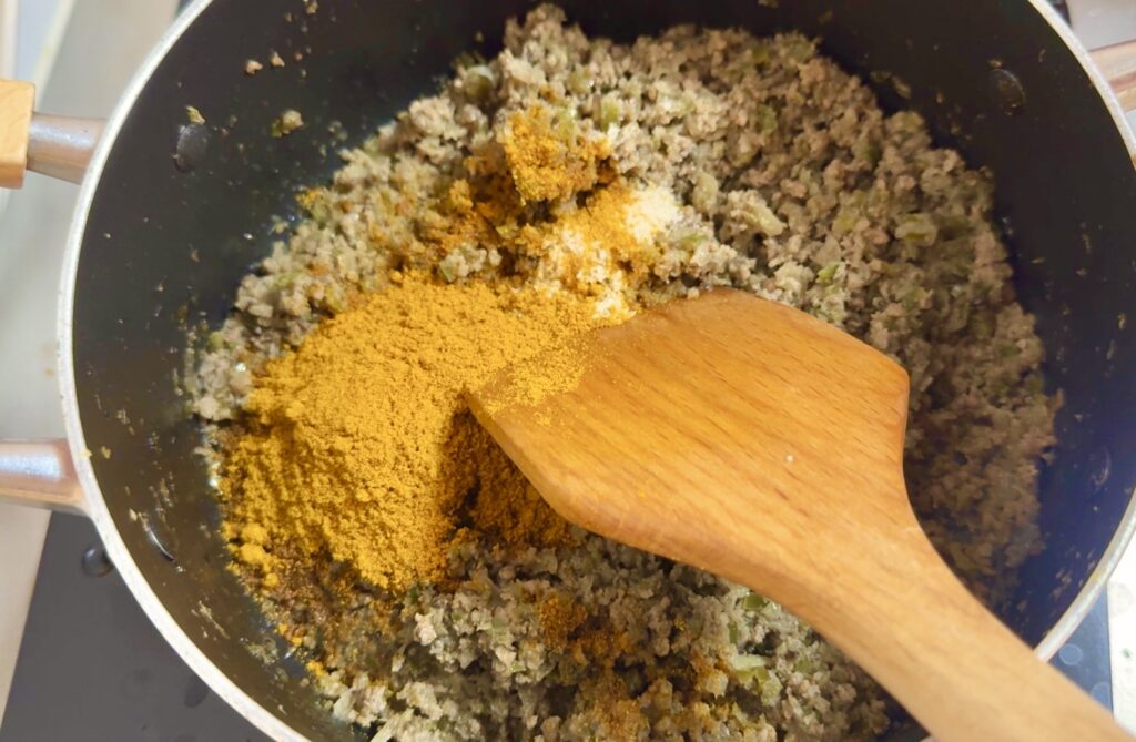 野菜たっぷり 軽やかドライカレー 作り方4