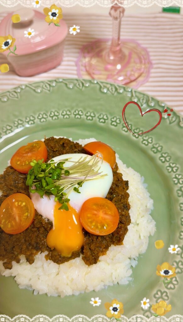 野菜たっぷり 軽やかドライカレー 完成写真2