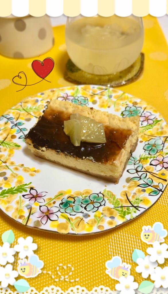 なめらかで爽やかな レモンチーズケーキ　完成写真1
