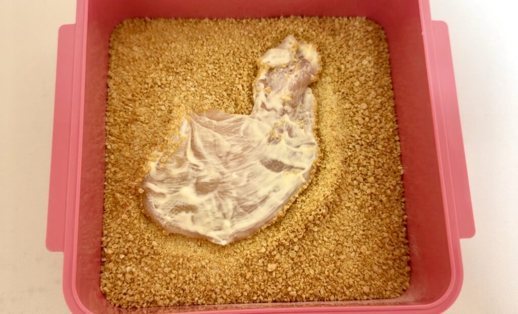 ザクザク食感 鶏むね肉の台湾風ジーパイ(塩麹仕込み・パン粉でもOK) 作り方7