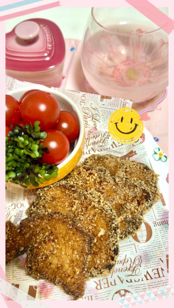 ザクザク食感 鶏むね肉の台湾風ジーパイ(塩麹仕込み・パン粉でもOK) 完成写真2