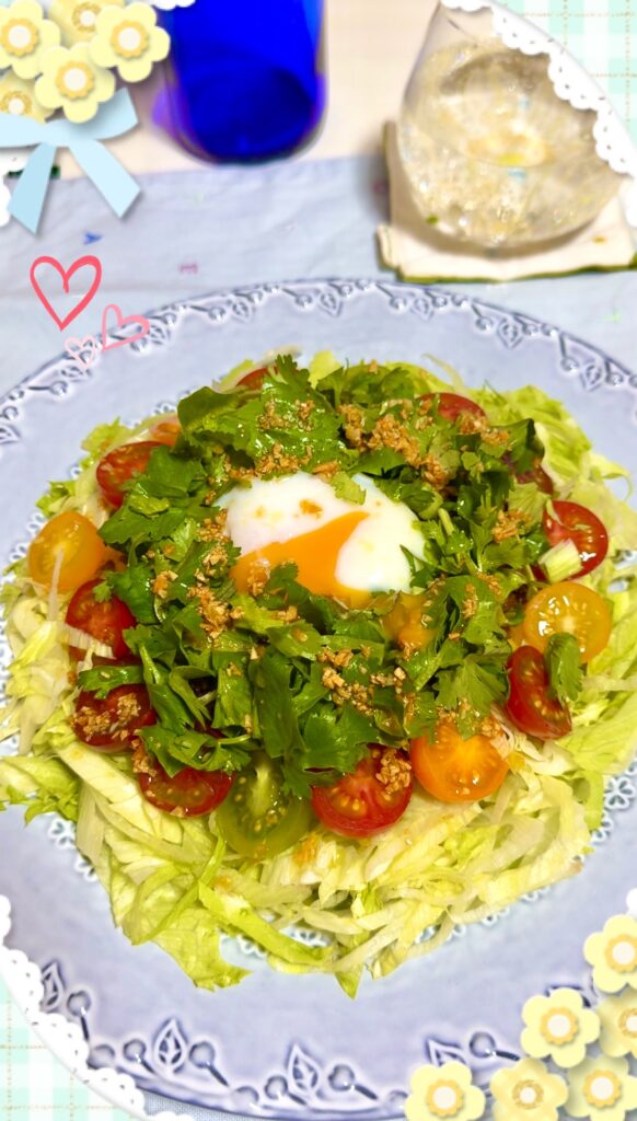 サラダ仕立てタコライス・軽やかに楽しむ一皿 完成写真1