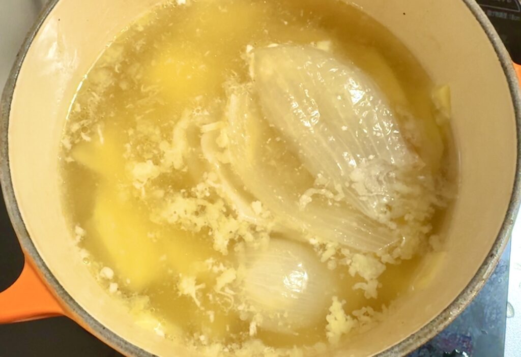 残ったポトフスープで♡なめらかビシソワーズ 作り方2