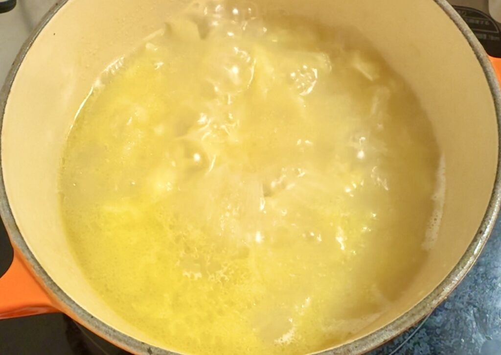残ったポトフスープで♡なめらかビシソワーズ 作り方3