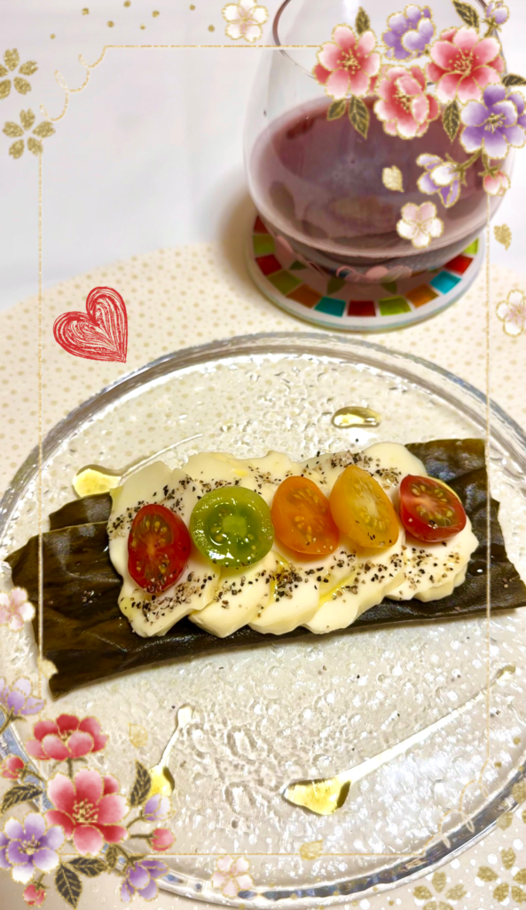 モッツァレラチーズの昆布締め|濃厚クリーミーな大人のおつまみ 完成写真1