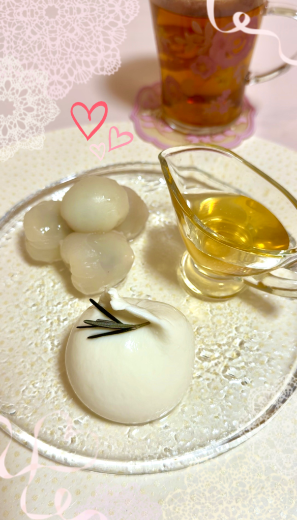 最近のお気に入り♡ブッラータチーズの楽しみ方｜前菜にもデザートにもおすすめ　活用方法1