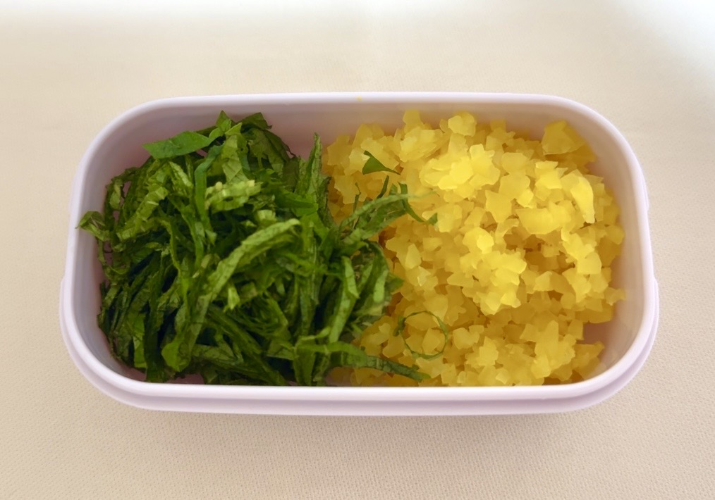 桜エビと大葉のだし香るおにぎり|もち米入りで冷めても美味しい混ぜ込みおにぎり 作り方6