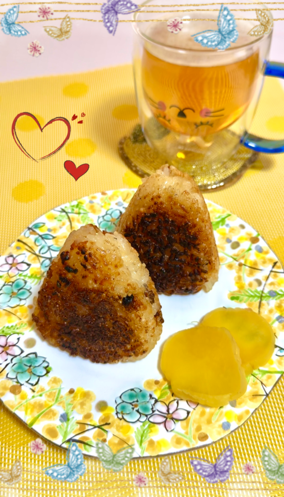 だし香るもち米焼きおにぎり｜外はカリッと中はもちもちのごちそうおにぎり　完成写真1